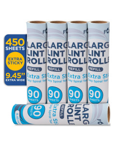 Recargas Rodillo Quitapelusas Fox Trot 450 Hojas 24 cm