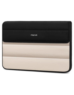 Funda Acolchada para Laptop MOSISO 13-14" Negro y Arena