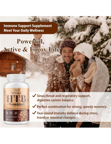 Suplemento Inmunológico Nokuba con Quercetina y Zinc - 120 Cápsulas