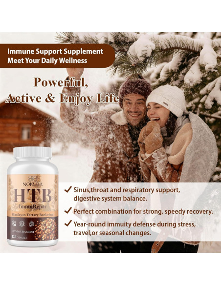 Suplemento Inmunológico Nokuba con Quercetina y Zinc - 120 Cápsulas