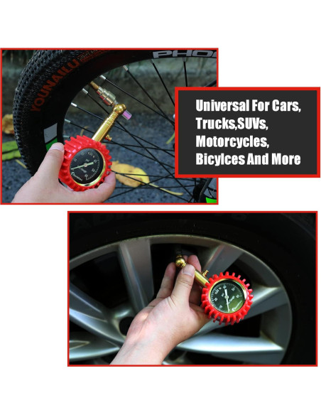 Medidor de Presión de Neumáticos AWELTEC 0-4.14 Bar 2"