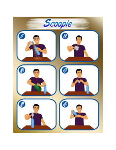 Cucharón Medidor The Scoopie 5 mL con Embudo Multiusos 2