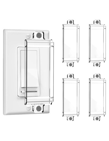 Paquete de 4 Protectores Magnéticos para Interruptor de Luz