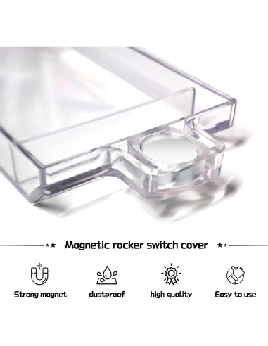 Paquete de 4 Protectores Magnéticos para Interruptor de Luz
