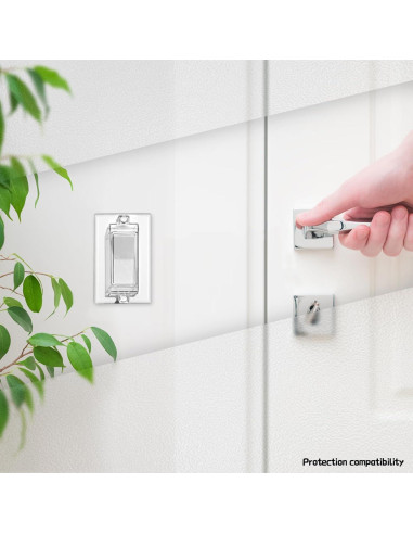 Paquete de 4 Protectores Magnéticos para Interruptor de Luz