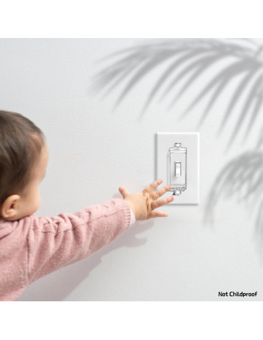 Paquete de 4 Protectores Magnéticos para Interruptor de Luz