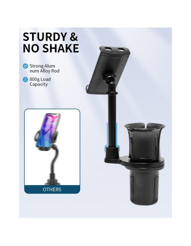 Soporte para Tablet en Portavasos Nicynin Ajustable 6-11"