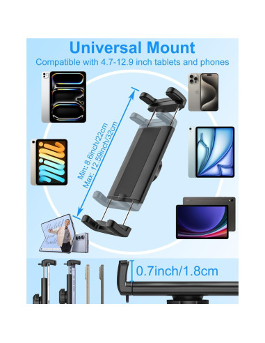 Soporte para Tableta Tesla Model 3/Y - Universal 4-12.9"