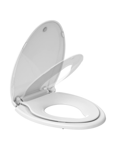 Asiento de Inodoro Alargado GAOMON con Asiento para Niños