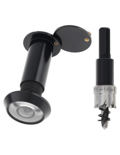 Mirilla de Puerta de Latón Sólido 180 Grados con Broca 14mm