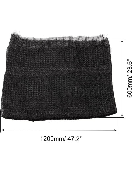 Filtro de Aire Acondicionado PATIKIL 120x60cm Plástico Negro