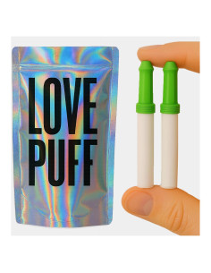 Inhalador Sin Humo Love Puff Menta Refrescante - Paquete de 2