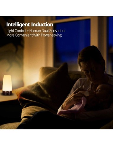 Luz Nocturna Betus con Sensor de Movimiento y Batería