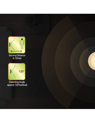 Luz Nocturna Betus con Sensor de Movimiento y Batería