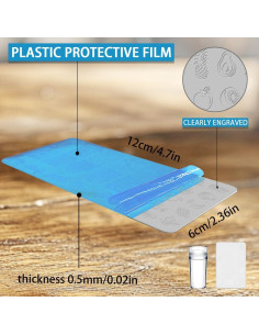 Juego de Plantillas de Uñas Frutas y Flores Beinkmake 3 Piezas 2