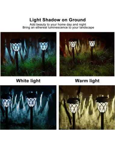 Luces Solares para Jardín EXCMARK - Paquete de 10 Unidades