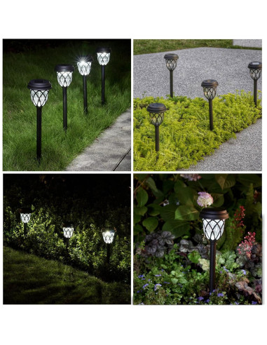 Luces Solares para Jardín EXCMARK - Paquete de 10 Unidades