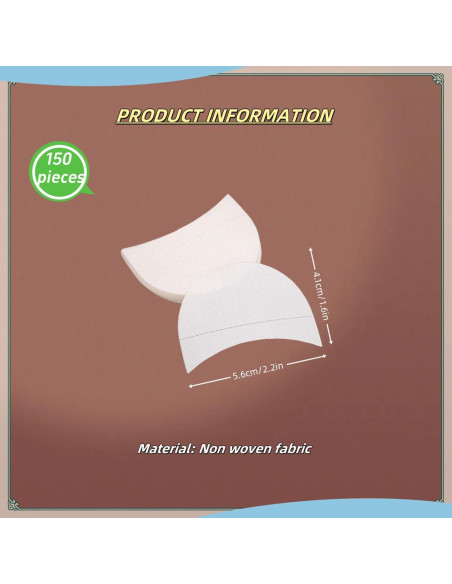 150 Piezas Escudos de Sombras de Ojos TIKIYOUN Sin Pelusa