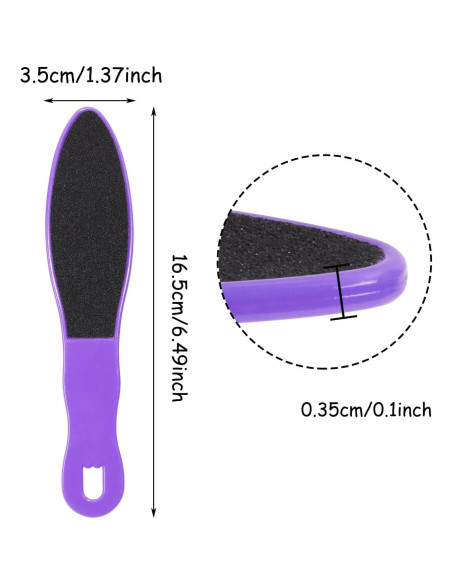 Juego de 3 limas para pies PPhtony removedor de callos