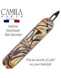 Clip de Barrette Francesa Camila Paris CP2818 Ónix 5.72 cm 2