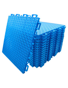 Alfombra de Drenaje para Piscina KEOHOLI 16 Piezas 26.2x26.2cm