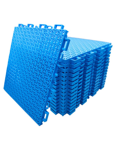 Alfombra de Drenaje para Piscina KEOHOLI 16 Piezas 26.2x26.2cm