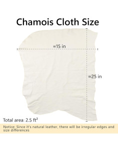 Toalla Chamois para Auto Ecocstm 38x64 cm Cuero Natural 2