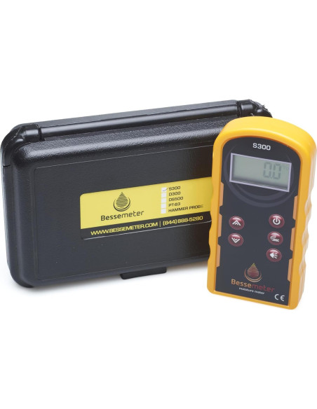 Medidor de Humedad de Madera Bessemeter S300 - Sin Clavos