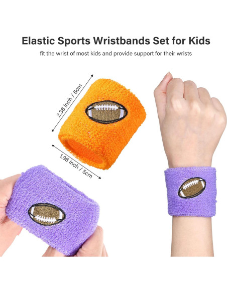 24 Pulseras Deportivas Zomiboo para Niños Multicolor 5x6 cm