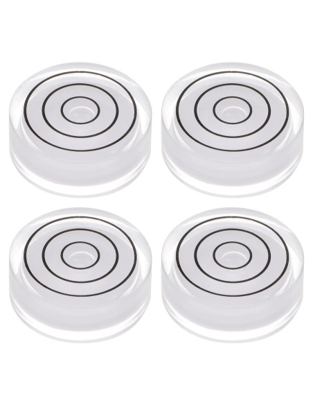 Niveles de Burbuja Circulares HARFINGTON 32mm x 12mm Blancos