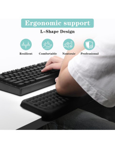Almohadilla Ergonómica para Escritorio CFHYZAZNCL 30x10 cm 2