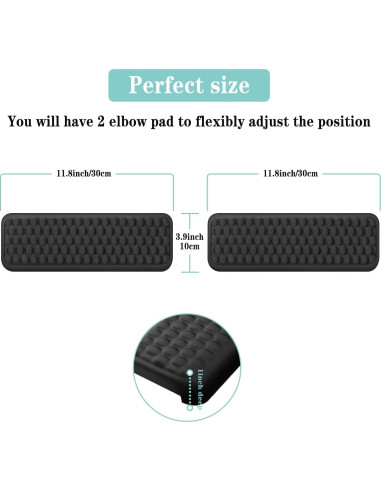 Almohadilla Ergonómica para Escritorio CFHYZAZNCL 30x10 cm