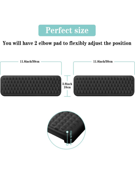 Almohadilla Ergonómica para Escritorio CFHYZAZNCL 30x10 cm
