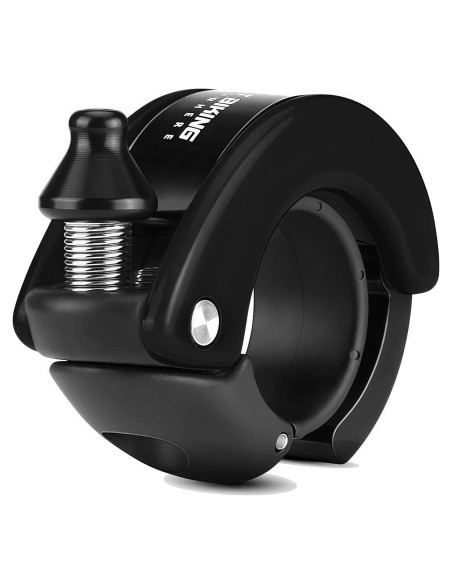 Campana de Bicicleta Chainrise Negra 100dB para Manillar 22.2mm