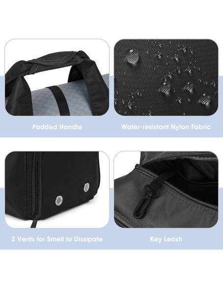 Bolsa de Gimnasio Yoga Sportsnew Negra 21L con Compartimentos