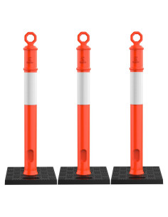 Poste Delineador Naranja RoadHero 114.3 cm Paquete de 3