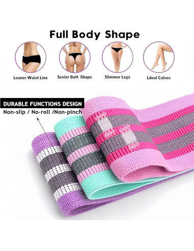 Kit de Pilates Yizocok con Anillo, Bandas y Pelota - 0.95 kg