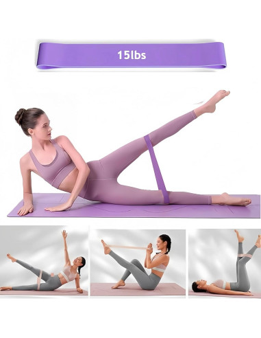 Kit de Pilates Yizocok con Anillo, Bandas y Pelota - 0.95 kg