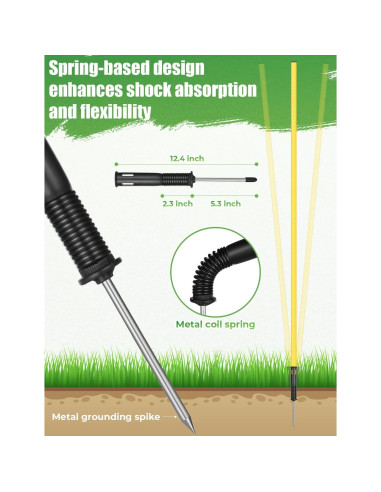 Postes de Agilidad GHB 1.83m Pack de 6 para Entrenamiento