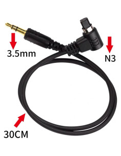 Cable de liberación remota N3 3.5mm Pixel para Canon EOS 2
