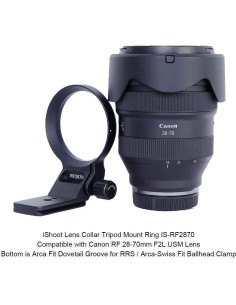Anillo de Montaje en Trípode iShoot IS-RF2870 para Canon RF 28-70mm 2