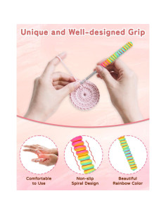 Juego de Ganchillos Grandes Coopay 6.5-10mm Antideslizante 2