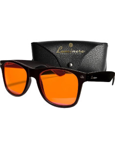 Gafas Luminere Anti Luz Azul - Estilo Clásico Negro 2