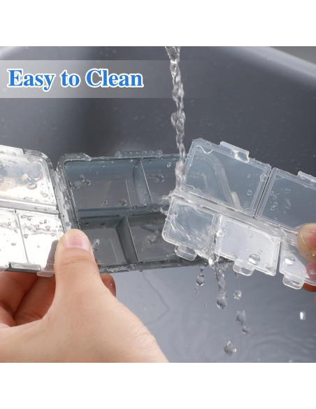 Organizador de Pastillas Semanal Patelai - 4 Piezas Portátil