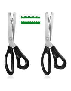 Tijeras de Picos DaKuan para Manualidades - 2 Piezas, Acero Inoxidable