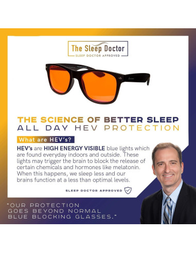 Gafas Luminere Anti Luz Azul - Estilo Clásico Negro