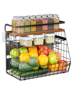 Estante Magnético Delamu para Nevera 3 Niveles 35x17x29.5cm