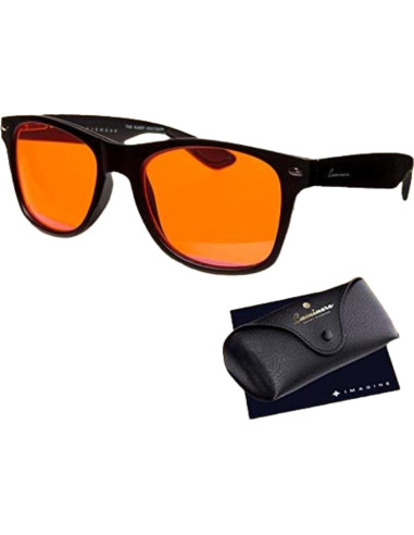 Gafas Luminere Anti Luz Azul - Estilo Clásico Negro