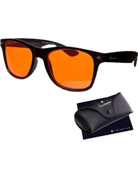 Gafas Luminere Anti Luz Azul - Estilo Clásico Negro