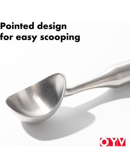 Cucharón de Helado Acero Inoxidable OYV Ergonómico 21cm